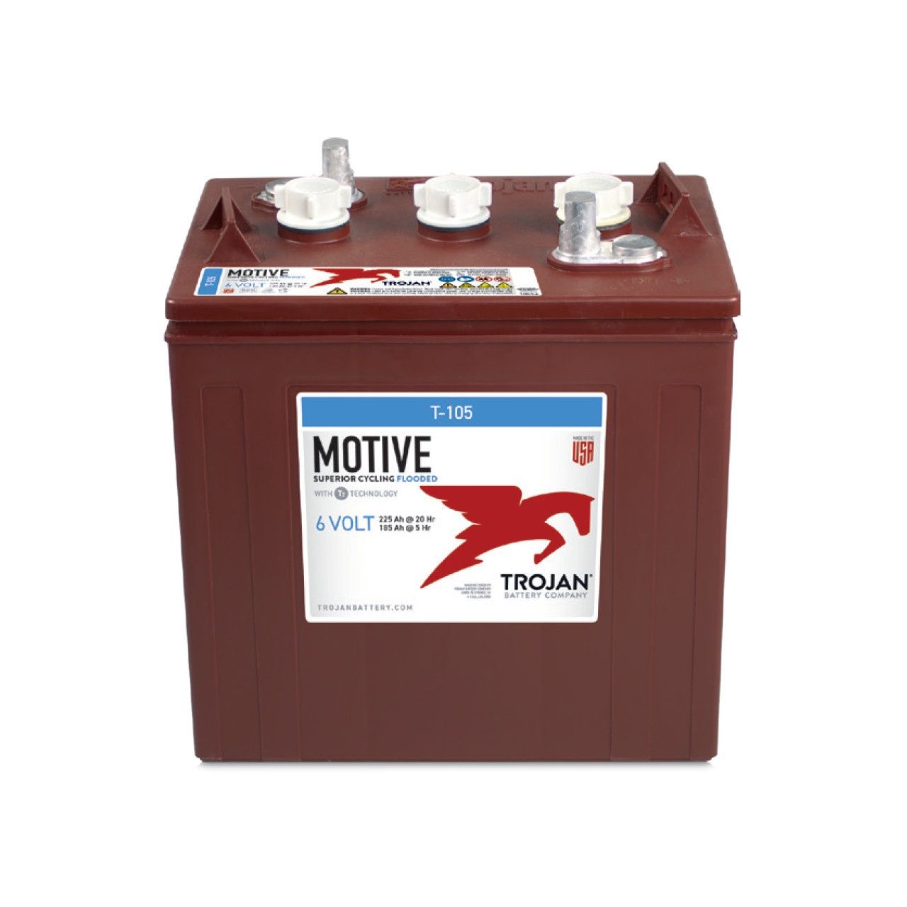 BATTERIE TROJAN T-105 Gr. GC2 6V 225AMP