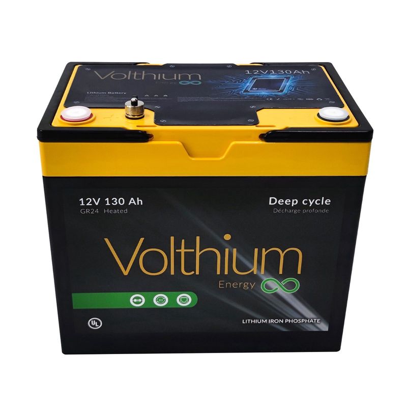 BATTERIE LITHIUM 12.8V 130AH AUTOCHAUFFANTE GR24