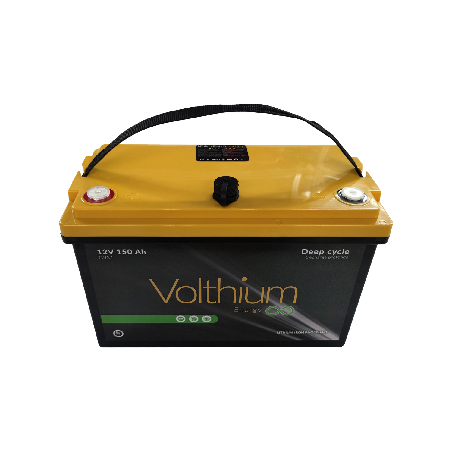 BATTERIE LITHIUM 12.8V 150AH AUTOCHAUFFANTE AVEC SOFT START GR31