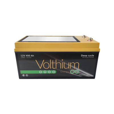 BATTERIE LITHIUM 12.8V 400AH AUTOHAUFFANTE BOUTON ON/OFF GR 8D