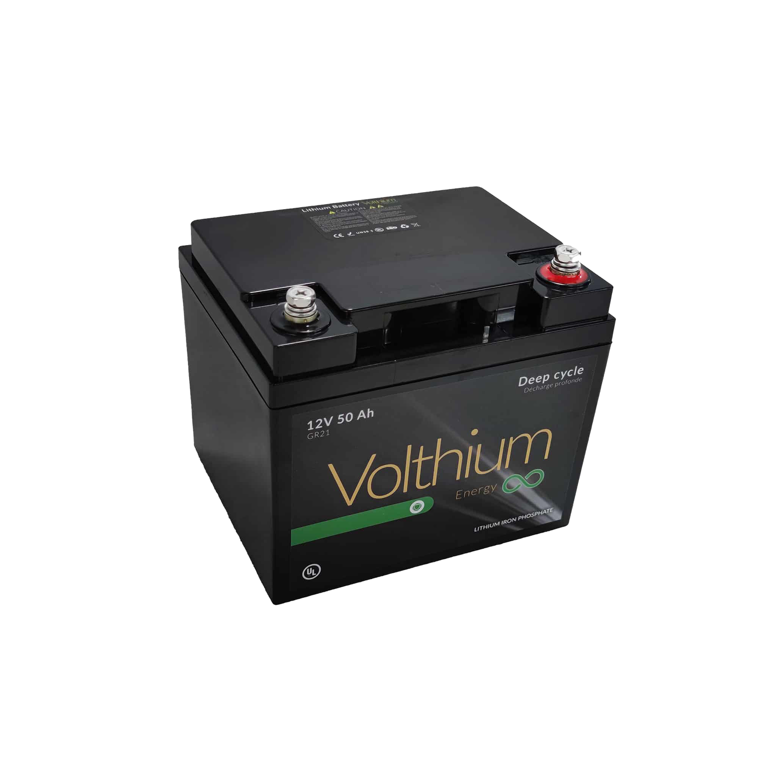 BATTERIE LITHIUM VOLTHIUM 12V 50AH