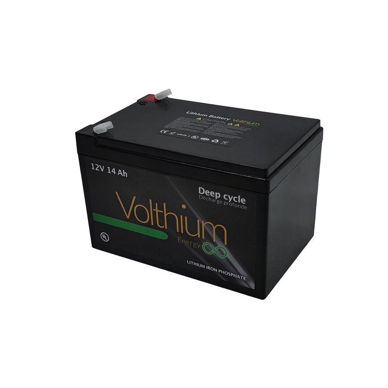 BATTERIE VOLTHIUM 12V 14AH GARANTIE 10 ANS