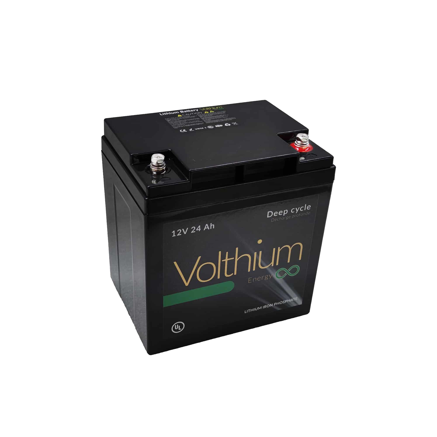 BATTERIE LITHIUM VOLTHIUM 12V 24AH