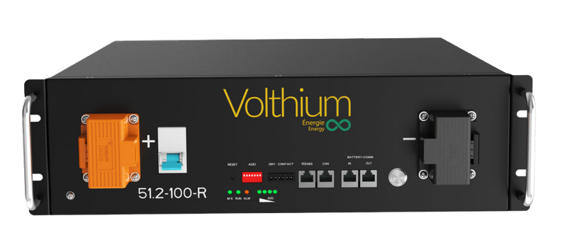BATTERIE LITHIUM RACKMOUNT 51.2V 100AH AUTOCHAUFFANTE
