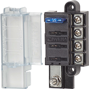 FUSE BLOCK ATO 4 CIRCUITS AVEC COUVERCLE