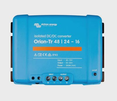 CONVERTISSEUR 48 VDC - 24 VDC 16 AMPS ISOLE