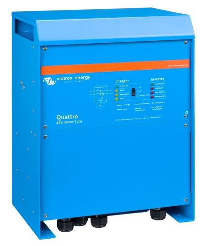 ONDULEUR/CHARGEUR QUATRO 48/5000/70-100 120VAC VE.BUS (NON UL)