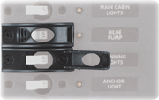 A SERIE BREAKER TOGGLE GUARD