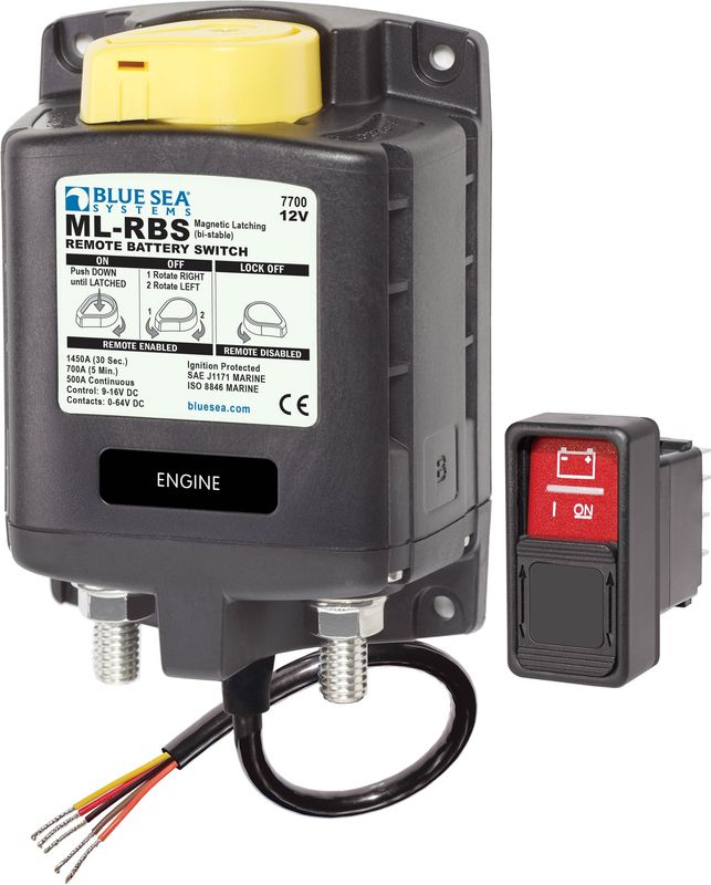 BATTERY ON/OFF SWITCH REMOTE 12 VDC @ 500 AMPS