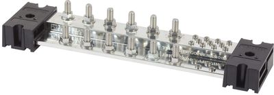 BUSSBAR 1000 AMPS DC 12 TERMINALS 3/8 AVEC COUVERCLE