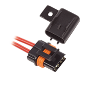 PORTE FUSIBLE &quot;ATO ou ATC&quot; SCELLÉ + BRACKET