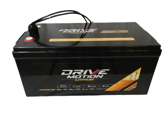 BATTERIE LITHIUM 200AH 25.6V FORMAT 8D GAR:4ANS