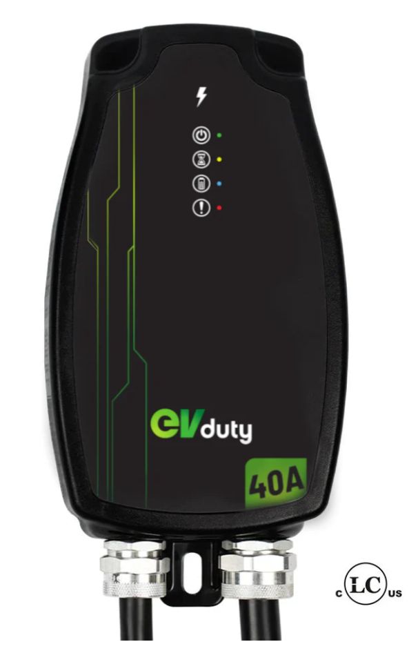 Borne de recharge fixe EVduty-50 (40A) pour véhicule électrique, sans prise