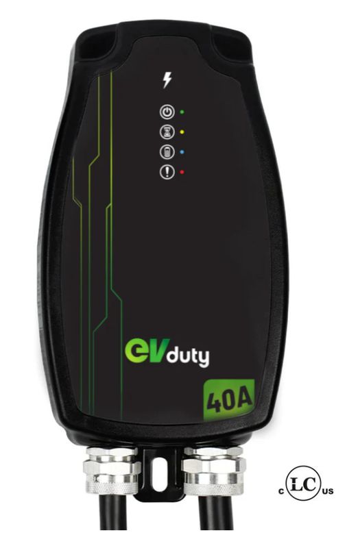 Borne de recharge fixe EVduty-50 (40A) pour véhicule électrique, sans prise