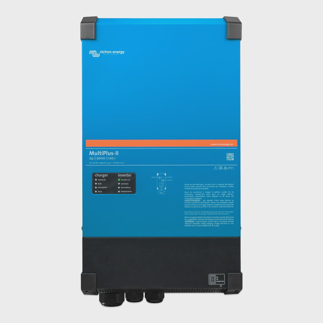ONDULEUR / CHARGEUR MULTIPLUS II 24/5000/120-95 120VAC (NON UL)