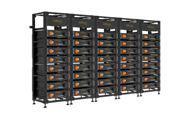 RACK AU SOL POUR 8 BATTERIES VOLTHIUM RACKMOUNT 3U
