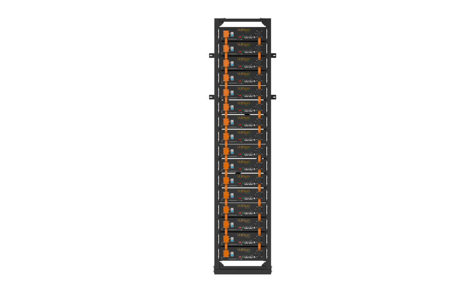 RACK AU SOL POUR 16 BATTERIES VOLTHIUM RACKMOUNT 3U