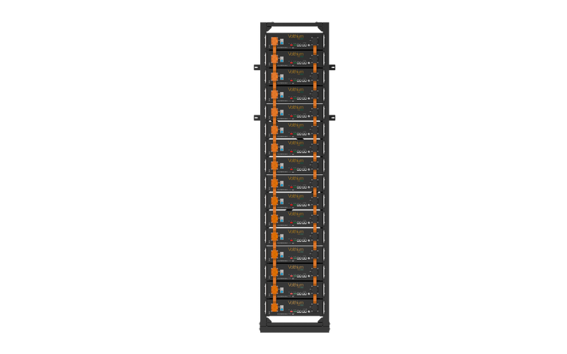 RACK AU SOL POUR 16 BATTERIES VOLTHIUM RACKMOUNT 3U