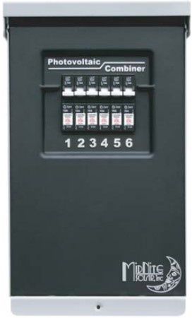 MIDNITE 6 CIRCUITS ARRAY COMBINER BOX