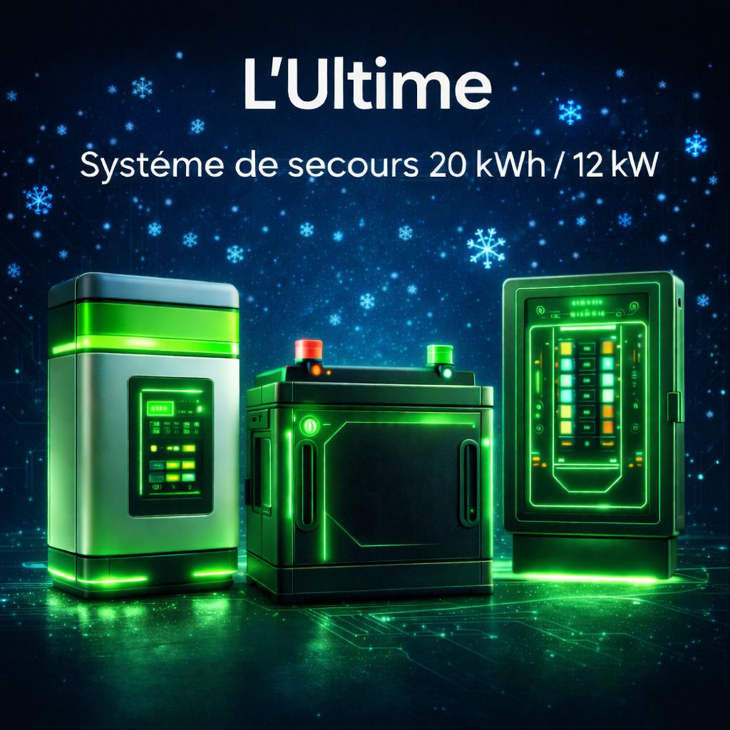 L’ULTIME – Système de secours 20 kWh / 12 kW (UPS)