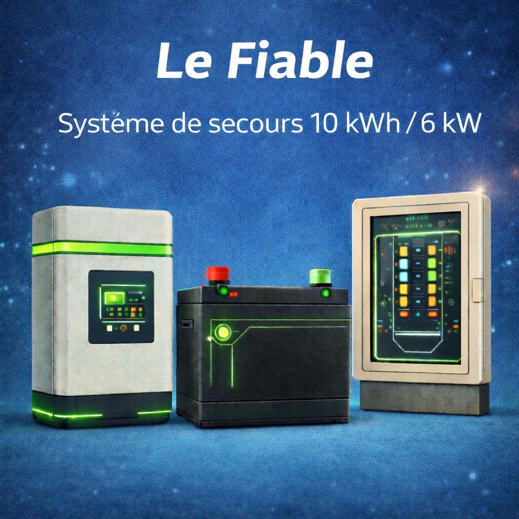 Le FIABLE – Système de secours 10 kWh / 6 kW (UPS)