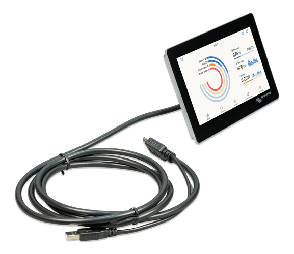 Ecran control gx touch 70 pour cerbo gx avec couvercle