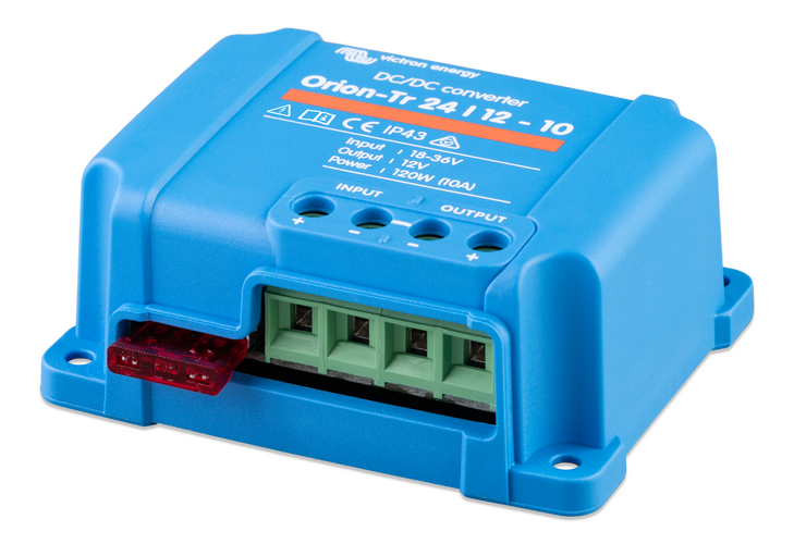 CONVERTISSEUR 24 VDC - 12 VDC 10 AMPS NON ISOLE