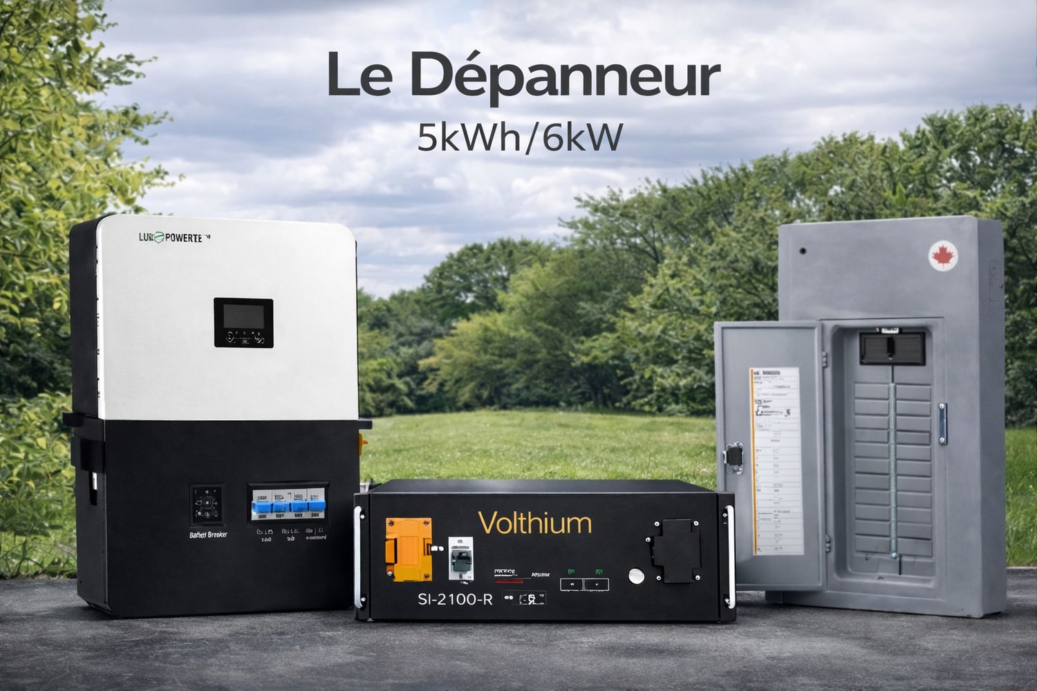 Le DEPANNEUR – Système de secours 5 kWh / 6 kW (UPS)