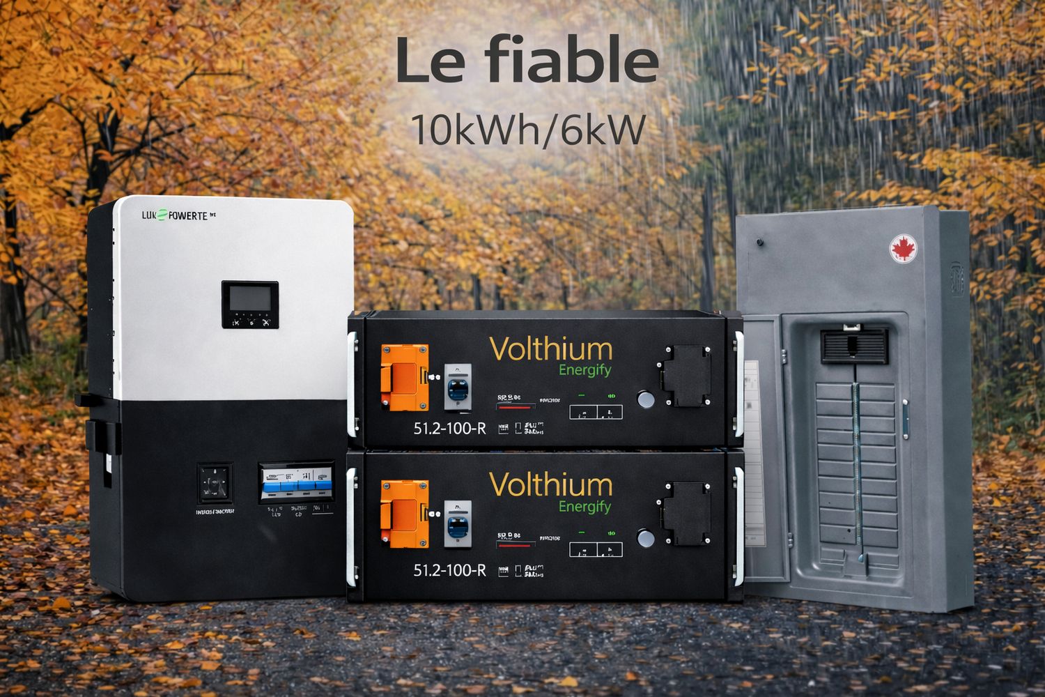Le FIABLE – Système de secours 10 kWh / 6 kW (UPS)