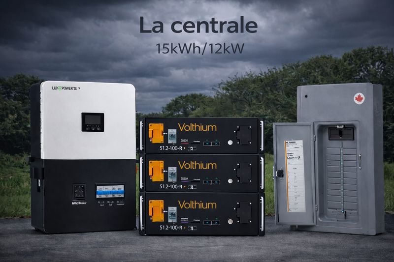 La CENTRALE - Système de secours 15 kWh /12 kW (UPS)