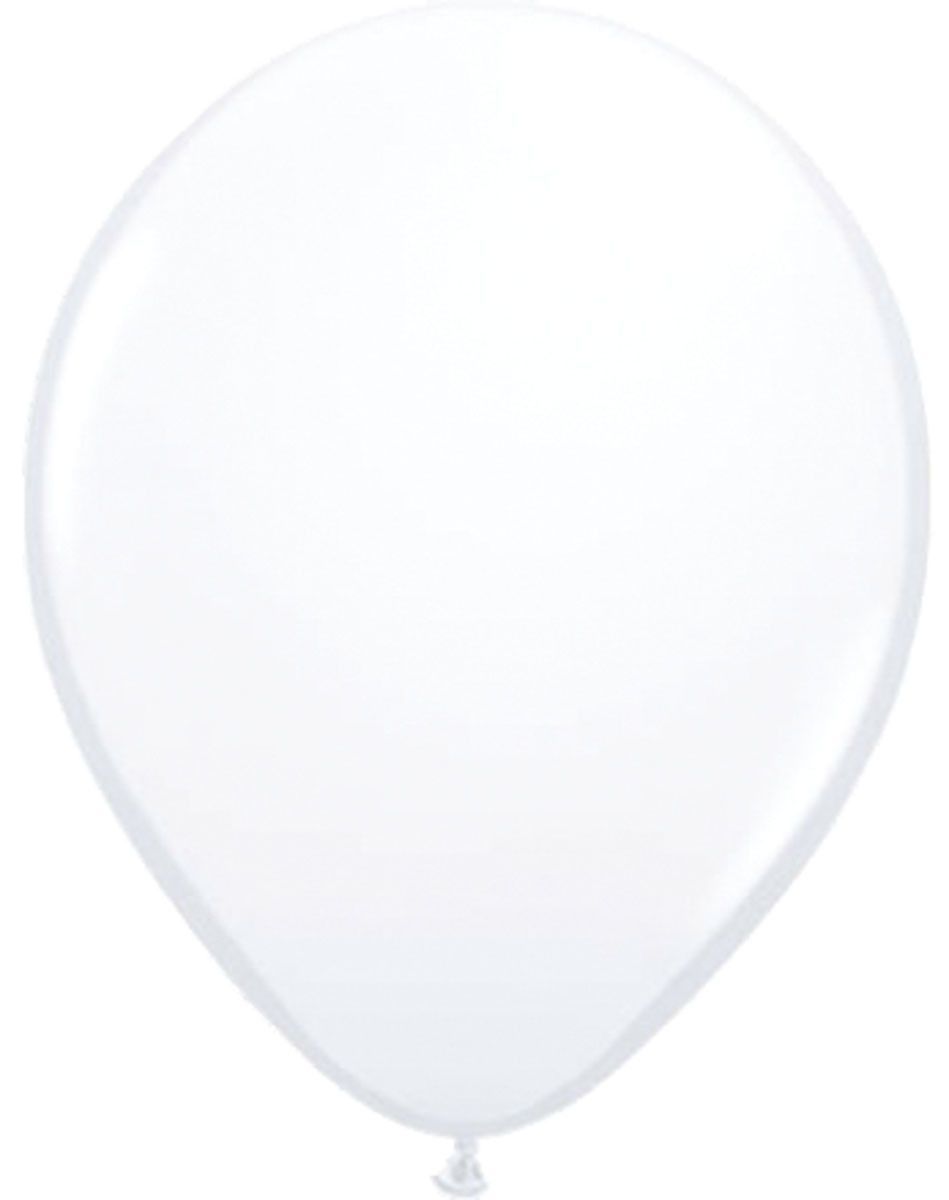Witte Ballonnen 30cm - 10 stuks