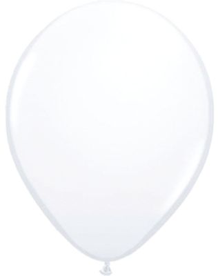 Witte Ballonnen 30cm - 10 stuks