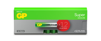 GP Super Alkaline AAA Micro Batterijen (12-pack)