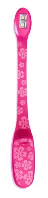 Roze Bloemen Flexilight Leeslampje