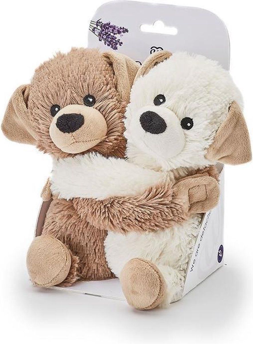 Warmies Magnetron Knuffel - Knuffelende Puppies