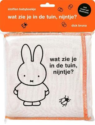 Stoffen babyboekje  wat zie je in de tuin  nijntje? - Dick Bruna