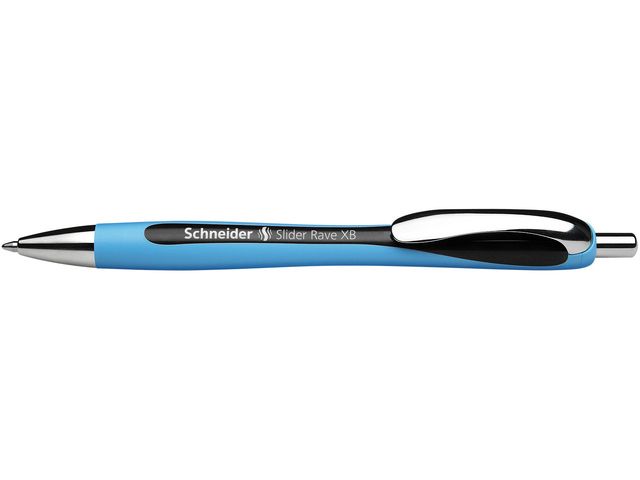 Balpen Schneider Slider Rave XB 1 4mm - Blauw-Zwart