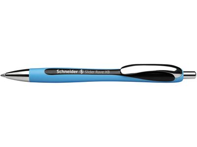 Balpen Schneider Slider Rave XB 1 4mm - Blauw-Zwart