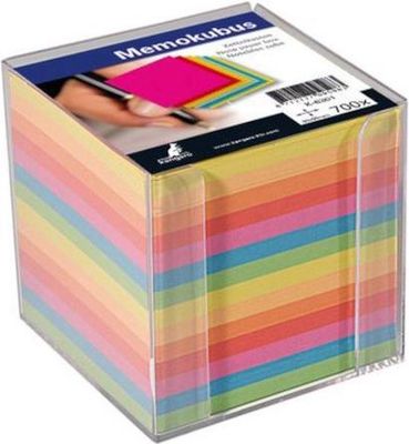 Memokubus + Inhoud Kangaro 9 5 x 9 5 x 9 5 cm 700 Vel Assorti