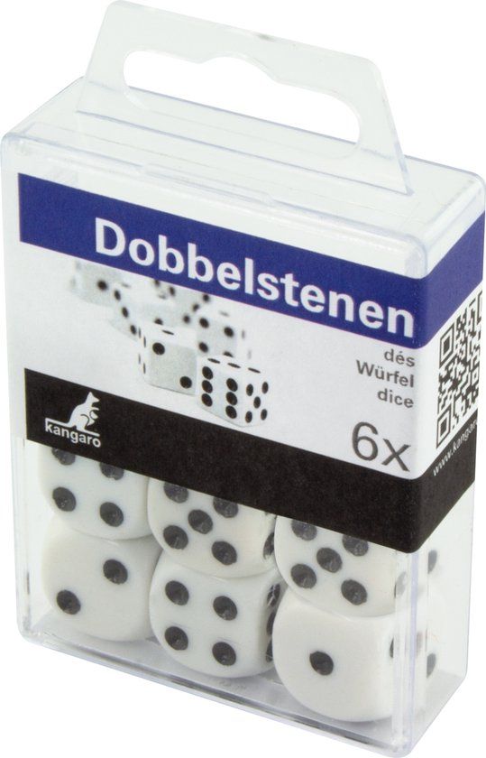 Dobbelstenen - Set van 6 Stuks