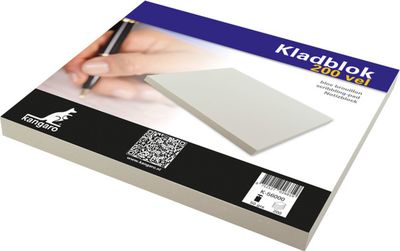 Kladblok Kangaro 23 x 19 8 cm ca. 200 Vel met Dekblad