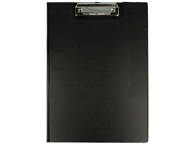 Klemmap Westcott A4  Zwart met PVC Omtrokken