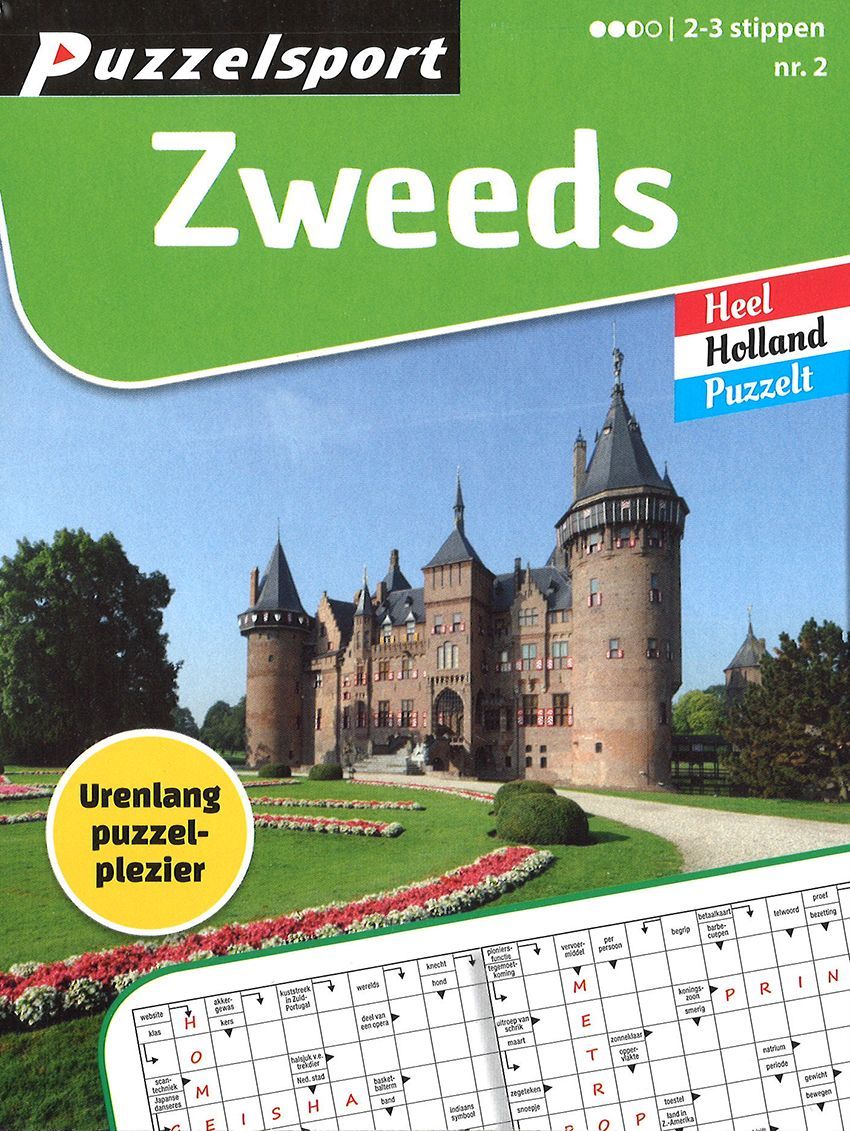 Puzzelsport Puzzelblok 224 pag. Zweeds 2-3*
