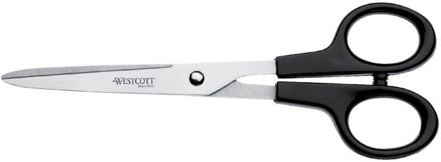 Schaar Westcott Buro RVS 17.1cm  Kunststof Grip
