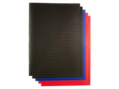 Schrift A4 Kangaro Lijn Pak à 5 Stuks Assorti Kleuren