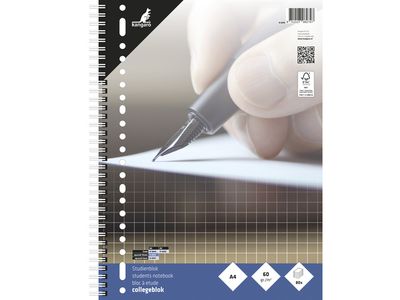 Collegeblok Kangaro A4 Ruit 10mm 23R 60 grs 80 Blad