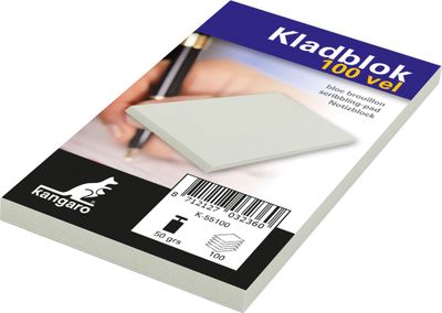 Kladblok Kangaro 6 75 x 11 0 cm ca. 100 Vel / Krimp a 50 Stuks