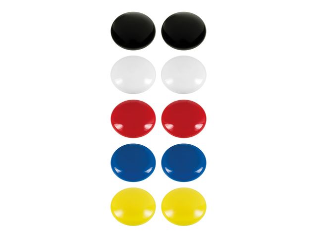 Magneet Westcott Assorti  10 Stuks  Ø 25mm x 11.8mm
