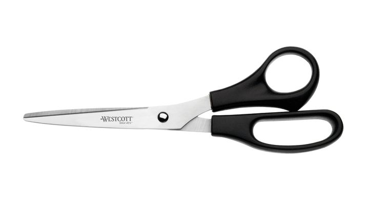 Schaar Westcott Buro RVS 21cm  Kunststof Grip  Linkshandig