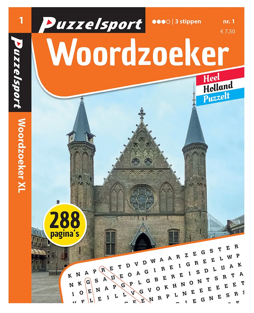 Puzzelsport Puzzelboek 288 pag. Woordzoeker 3*